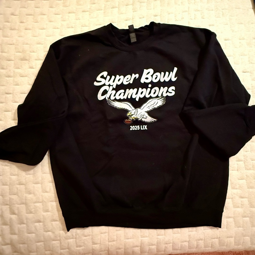 Philadelphia Eagles Inspired SB 2025 Unisex Crewneck Sweatshirt a Size XL